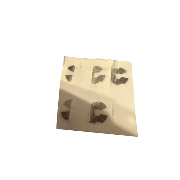 Set of 5 Southwestern Silver-Tone Button Covers – Etched Floral Concho Design - Picture 2 of 2